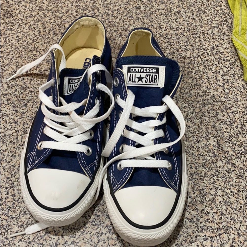 Navy Converse Low